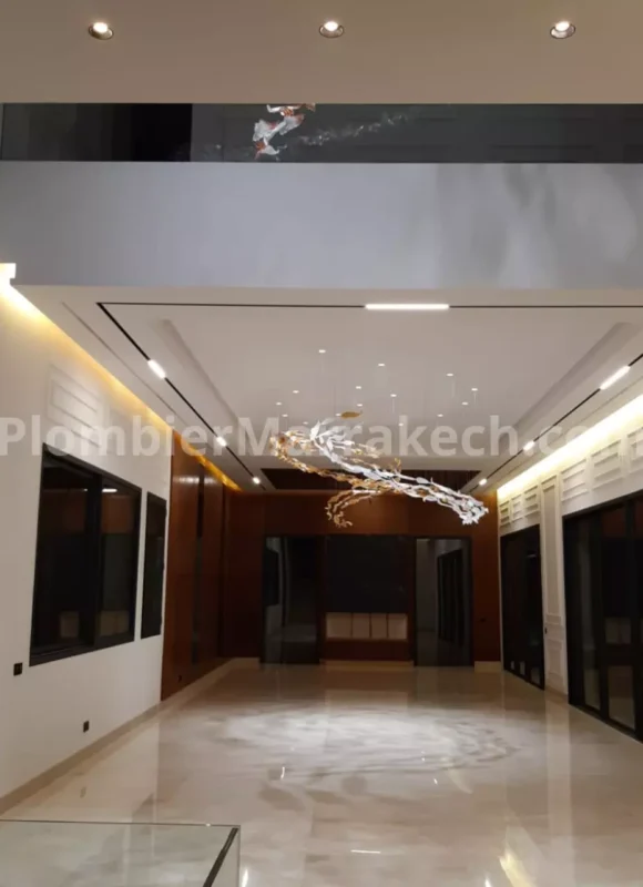 Éclairage intérieur villa Marrakech - Design et efficacité