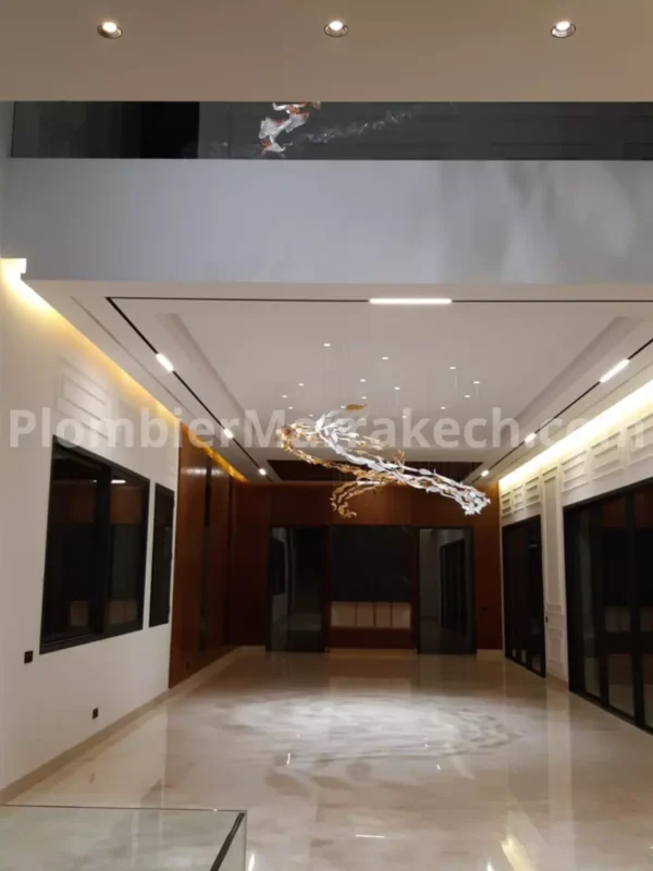 Éclairage intérieur villa Marrakech - Design et efficacité