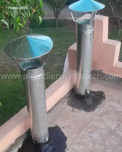 Cheminée Chaudière à Gaz